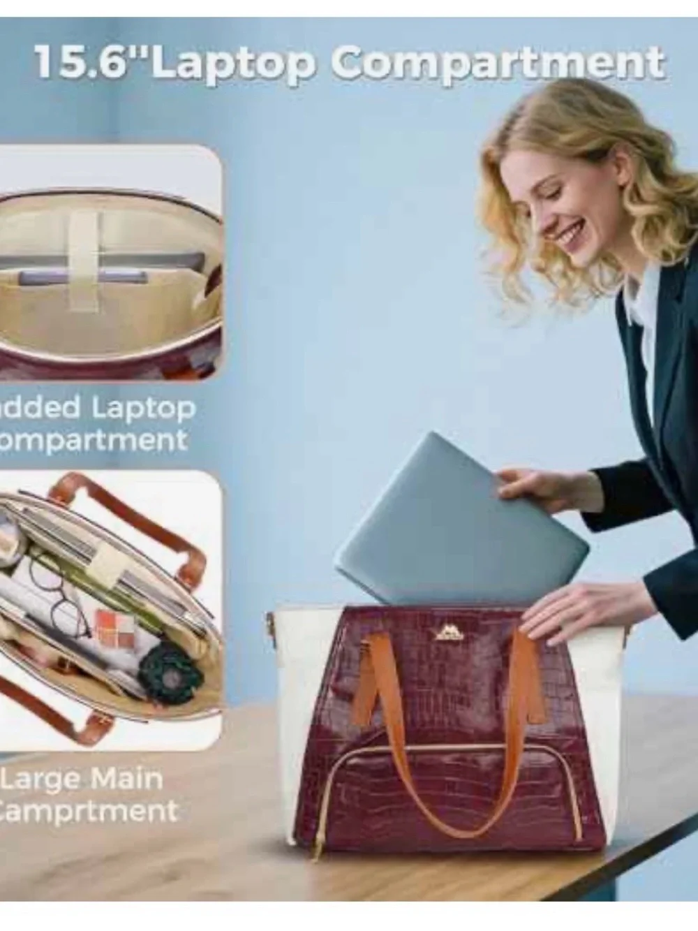Laptop Bag with Lunch Compartment